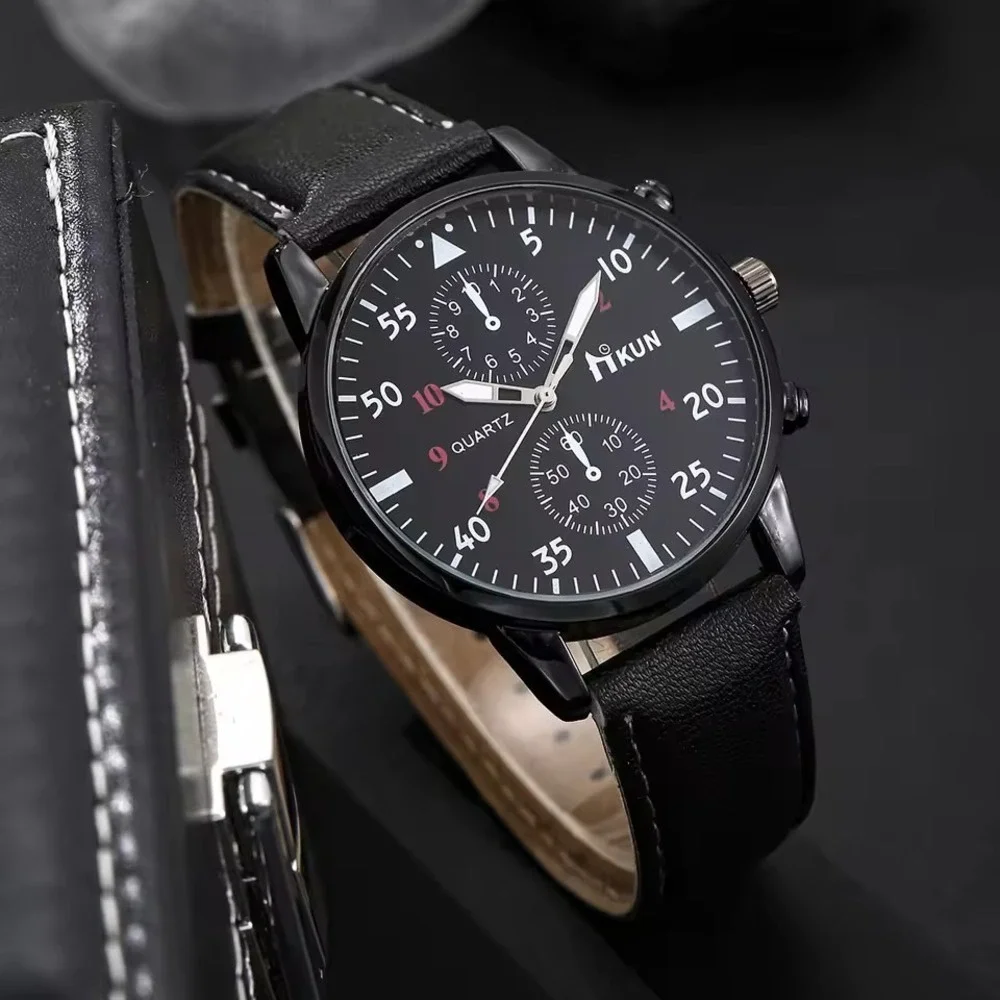 3piece Mens Gift Set Quartz Watch, Sunglasses Wallet Holiday Anniversary Present